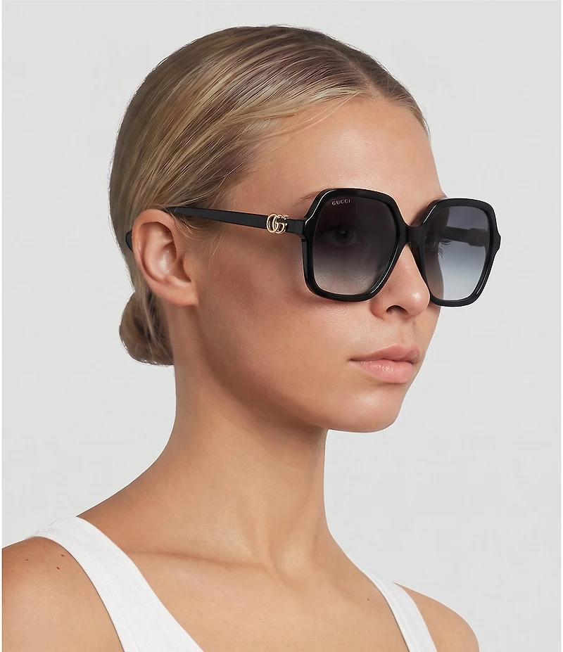 Gucci Women's Gg1072sa 56mm Rectangle Sunglasses