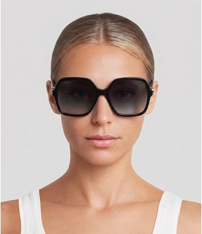 Gucci Women's Gg1072sa 56mm Rectangle Sunglasses