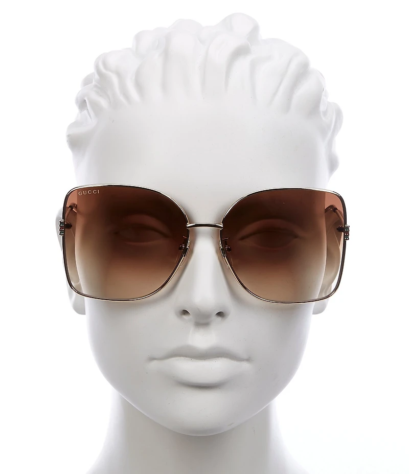 Gucci Women's GG1282SA 62mm Square Sunglasses