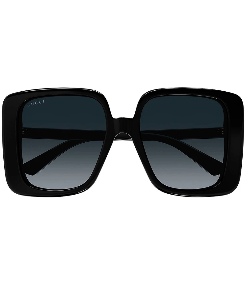 Gucci GG1314S 55mm Rectangle Oversized Sunglasses