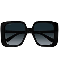 Gucci GG1314S 55mm Rectangle Oversized Sunglasses