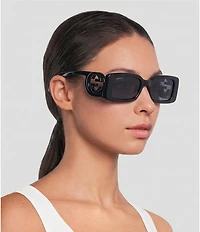 Gucci Women's Chaise Lounge 54mm Rectangle Sunglasses