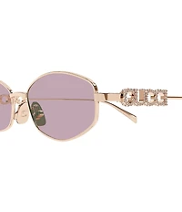 Gucci Women's GG1802S 55mm Oval Sunglasses