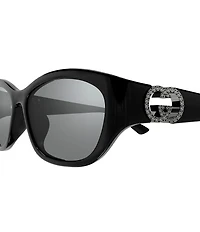 Gucci Women's GG1826SK 57mm Round Sunglasses