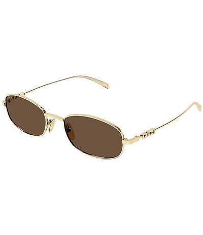 Gucci Women's Gucci Block 54mm Oval Sunglasses