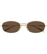 Gucci Women's Gucci Block 54mm Oval Sunglasses