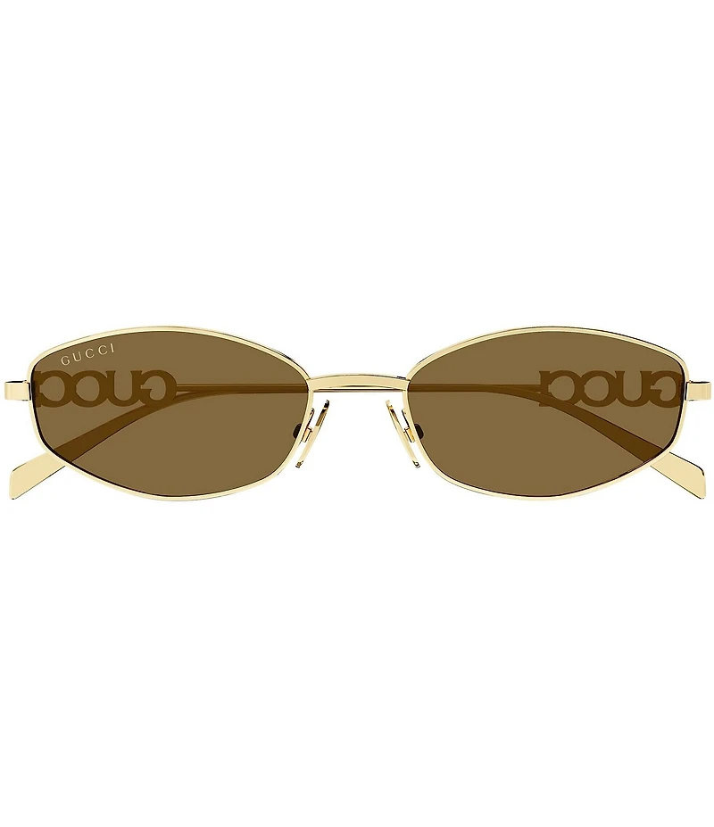 Gucci Women's Gucci Block 55mm Rectangle Sunglasses