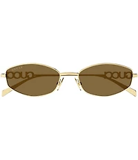 Gucci Women's Gucci Block 55mm Rectangle Sunglasses