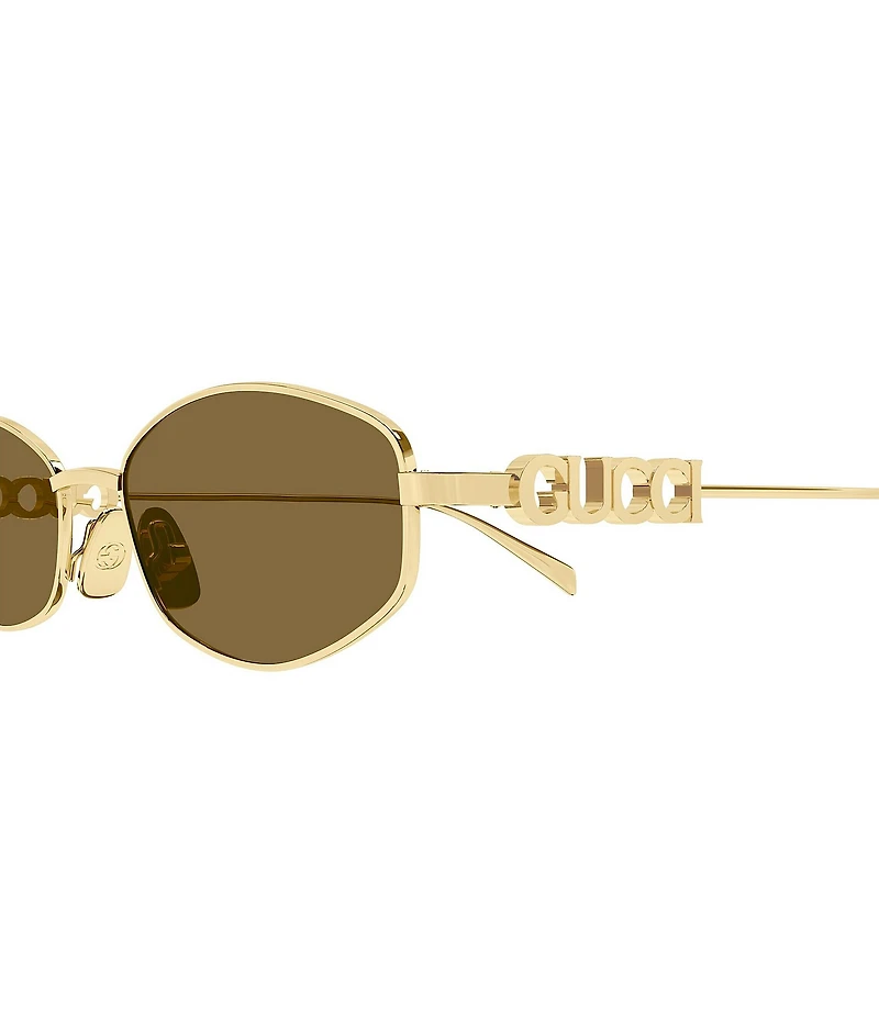 Gucci Women's Gucci Block 55mm Rectangle Sunglasses