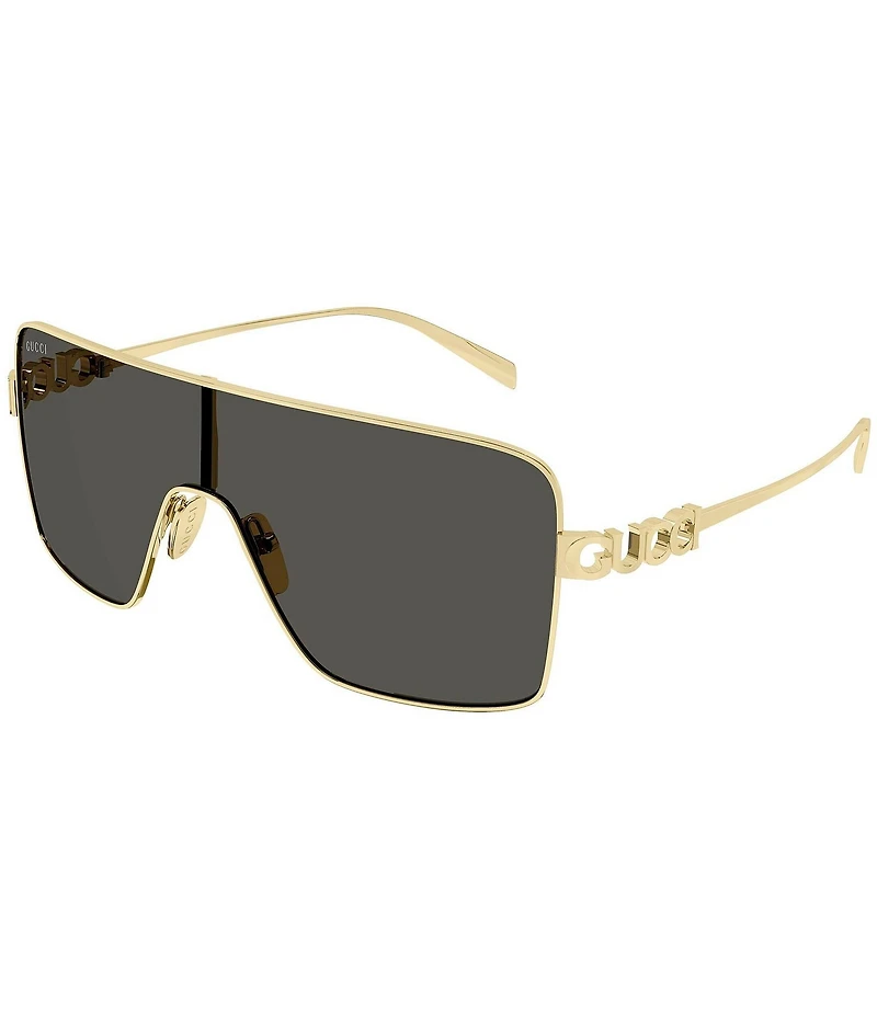 Gucci Women's Gucci Block Bending 99mm Shield Sunglasses