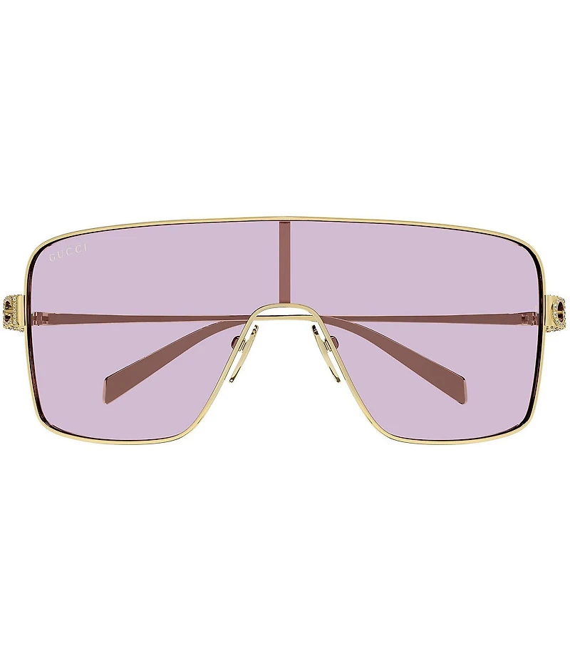 Gucci Women's Gucci Block Bending 99mm Shield Sunglasses