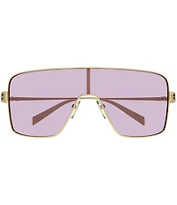 Gucci Women's Gucci Block Bending 99mm Shield Sunglasses