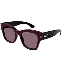 Gucci Women's Gucci Lacquered 53mm Butterfly Sunglasses
