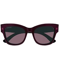 Gucci Women's Gucci Lacquered 53mm Butterfly Sunglasses