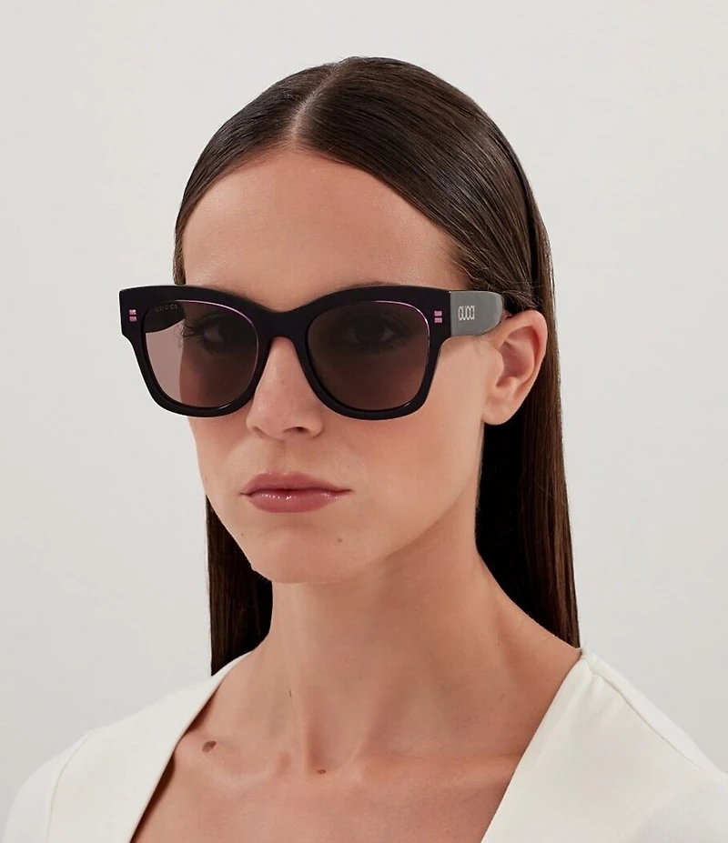 Gucci Women's Gucci Lacquered 53mm Butterfly Sunglasses