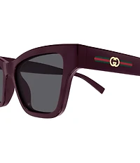 Gucci Women's Gucci Lines 53mm Cat Eye Sunglasses