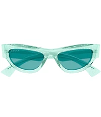 Gucci Women's Gucci Miami 53mm Allover GG Pattern Cat Eye Sunglasses