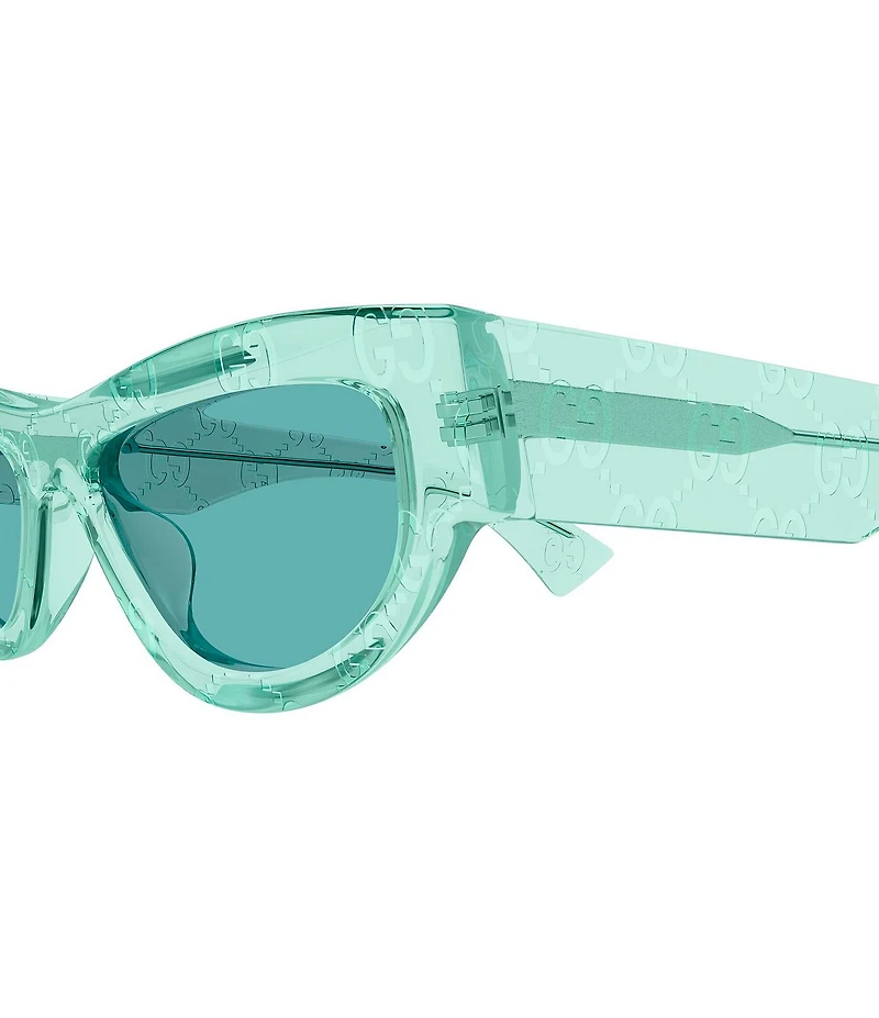 Gucci Women's Gucci Miami 53mm Allover GG Pattern Cat Eye Sunglasses