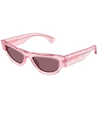 Gucci Women's Gucci Miami 53mm Allover GG Pattern Cat Eye Sunglasses