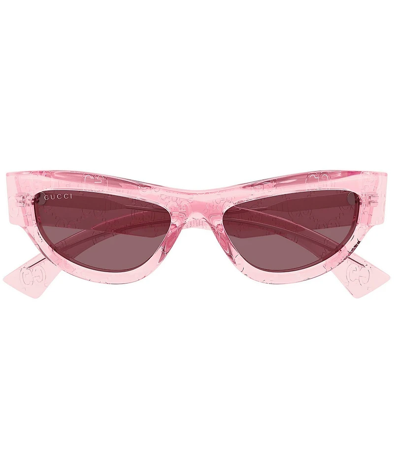 Gucci Women's Gucci Miami 53mm Allover GG Pattern Cat Eye Sunglasses