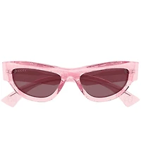 Gucci Women's Gucci Miami 53mm Allover GG Pattern Cat Eye Sunglasses