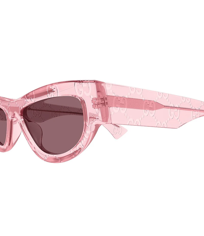 Gucci Women's Gucci Miami 53mm Allover GG Pattern Cat Eye Sunglasses