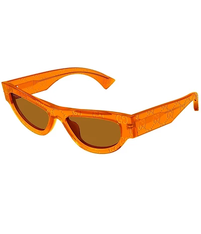 Gucci Women's Gucci Miami 53mm Allover GG Pattern Cat Eye Sunglasses