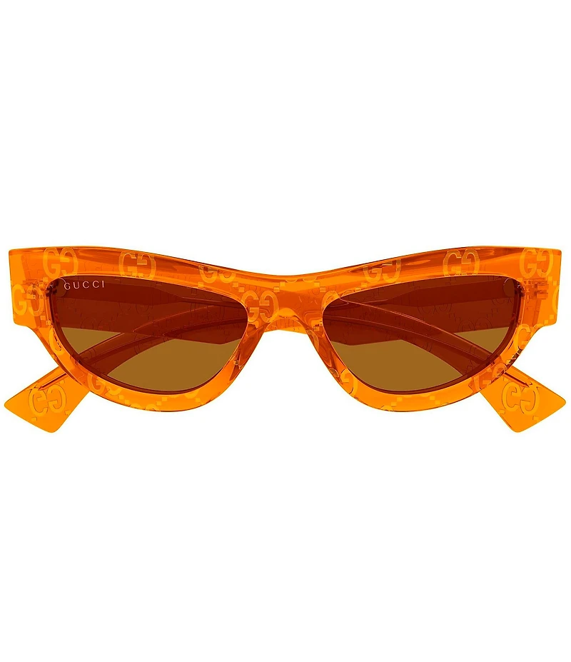 Gucci Women's Gucci Miami 53mm Allover GG Pattern Cat Eye Sunglasses