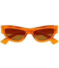 Gucci Women's Gucci Miami 53mm Allover GG Pattern Cat Eye Sunglasses