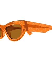 Gucci Women's Gucci Miami 53mm Allover GG Pattern Cat Eye Sunglasses