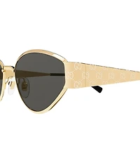 Gucci Women's Guccissima 55mm Geometric Sunglasses