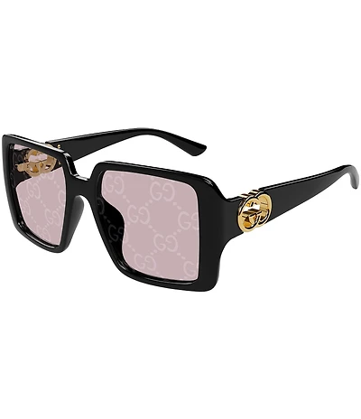 Gucci Women's Hailey 54mm Square Photocromatic Logo Lens Sunglasses
