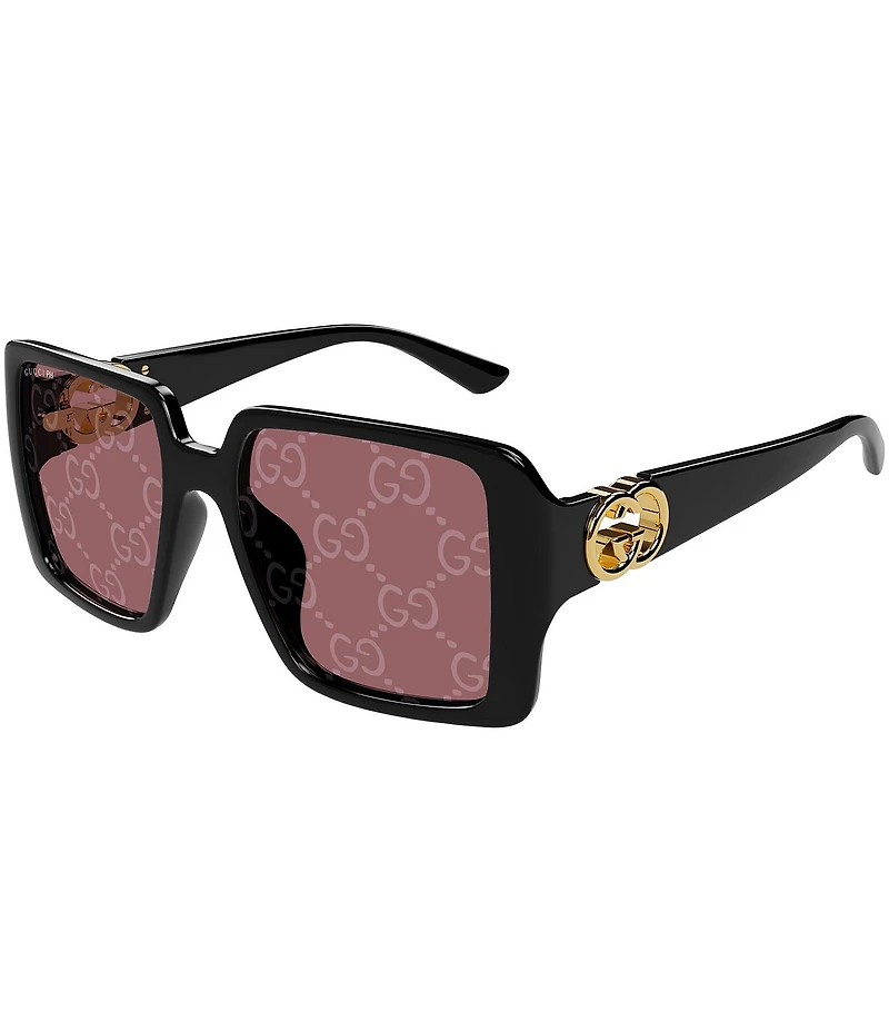 Gucci Women's Hailey 54mm Square Photocromatic Logo Lens Sunglasses