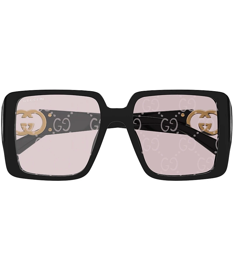 Gucci Women's Hailey 54mm Square Photocromatic Logo Lens Sunglasses