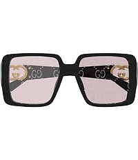 Gucci Women's Hailey 54mm Square Photocromatic Logo Lens Sunglasses