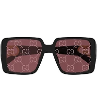 Gucci Women's Hailey 54mm Square Photocromatic Logo Lens Sunglasses