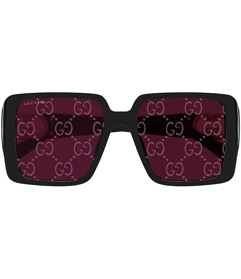 Gucci Women's Hailey 54mm Square Photocromatic Logo Lens Sunglasses