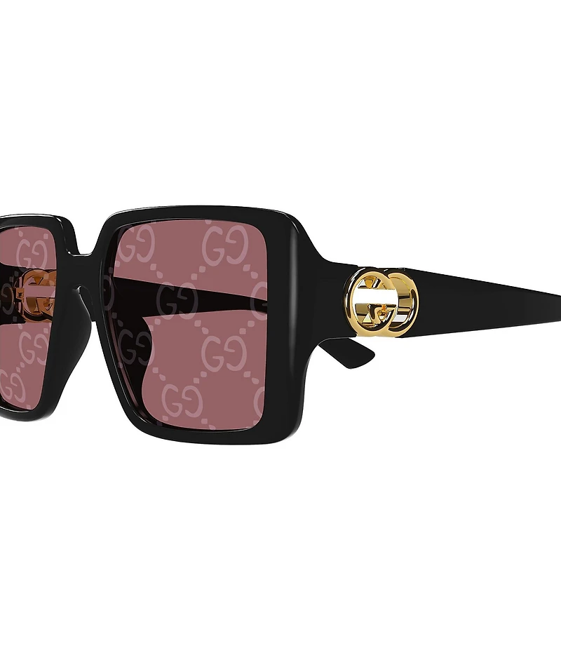 Gucci Women's Hailey 54mm Square Photocromatic Logo Lens Sunglasses
