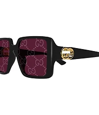 Gucci Women's Hailey 54mm Square Photocromatic Logo Lens Sunglasses