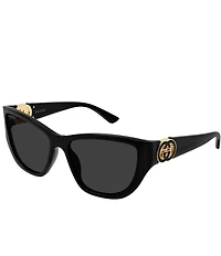 Gucci Women's Hailey Interlocking G 56mm GG2122 Cat Eye Sunglasses
