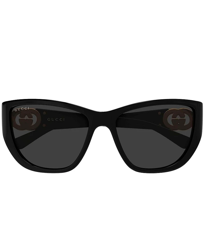 Gucci Women's Hailey Interlocking G 56mm GG2122 Cat Eye Sunglasses