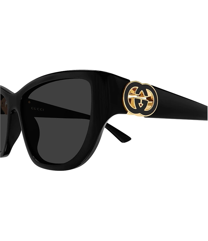 Gucci Women's Hailey Interlocking G 56mm GG2122 Cat Eye Sunglasses