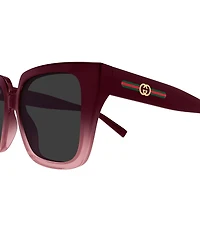 Gucci Women's Interlocking G 54mm Butterfly Sunglasses