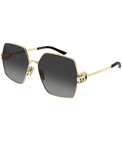Gucci Women's Interlocking G 61mm Square Sunglasses