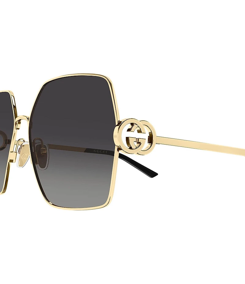 Gucci Women's Interlocking G 61mm Square Sunglasses