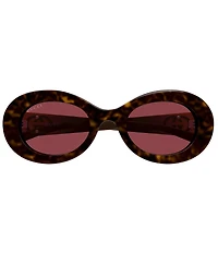 Gucci Women's Interlocking G Monte Carlo 51mm Oval Sunglasses