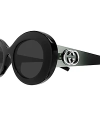 Gucci Women's Interlocking G Monte Carlo 51mm Oval Sunglasses