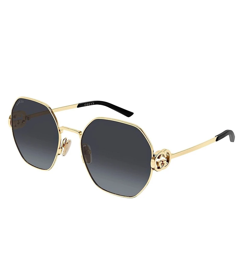 Gucci Women's Interlocking G Stuck GG 58mm Geometric Sunglasses