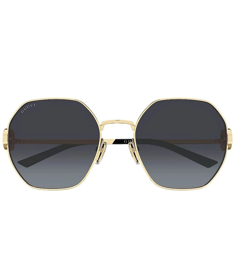 Gucci Women's Interlocking G Stuck GG 58mm Geometric Sunglasses