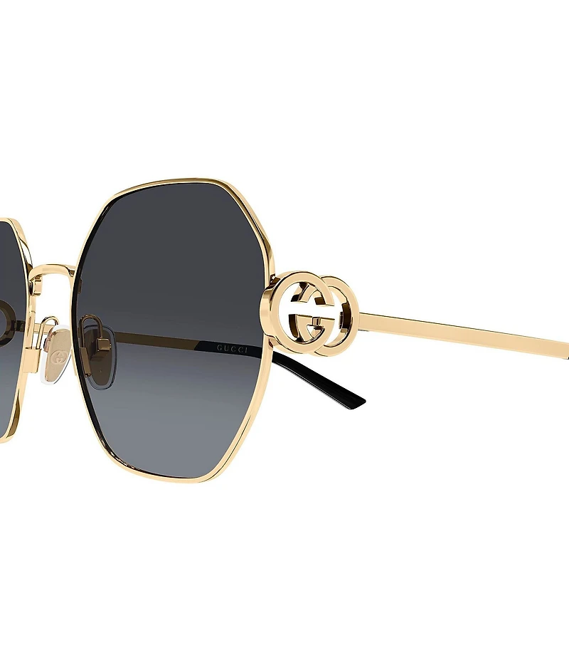 Gucci Women's Interlocking G Stuck GG 58mm Geometric Sunglasses